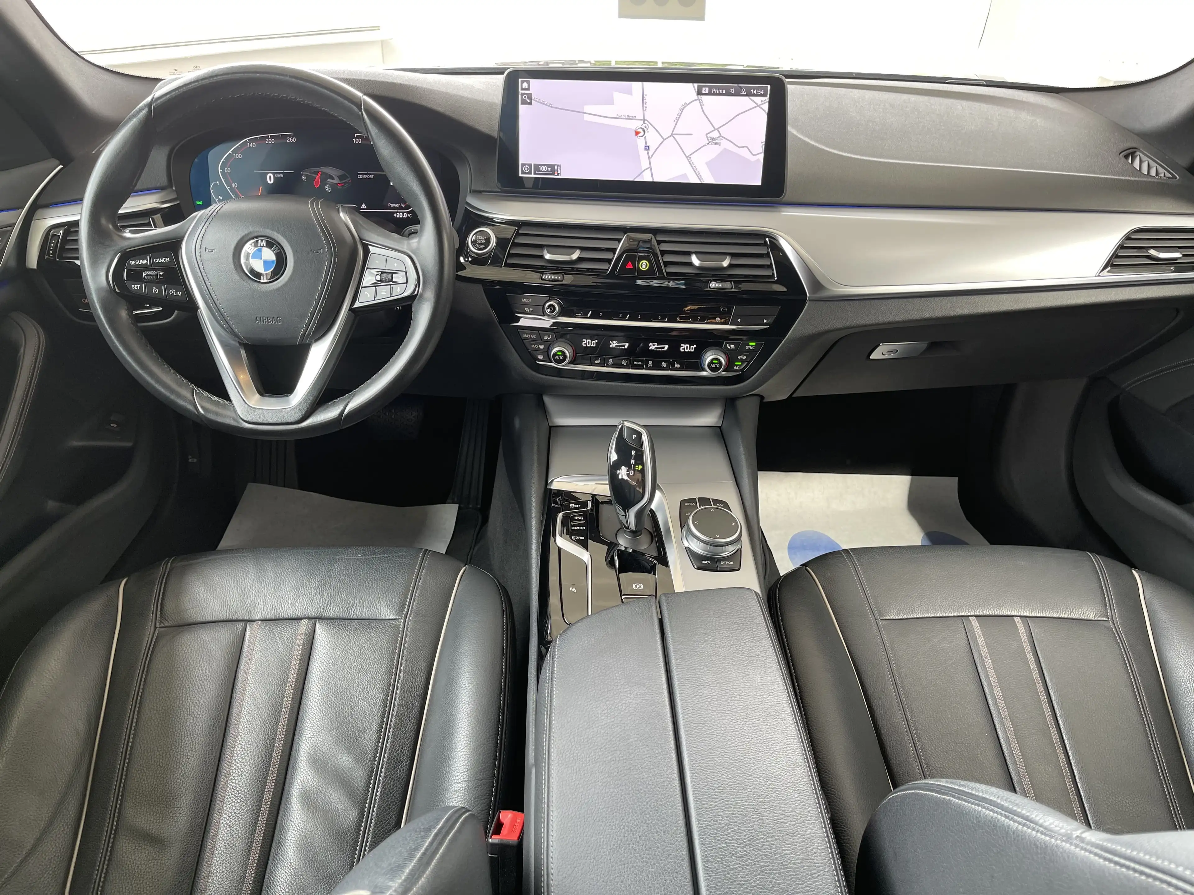 BMW 518 dA MHEV *** GARANTIE + NEW LIFT + COCKPIT + LED + GPS PRO + CUIR *** — photo 10