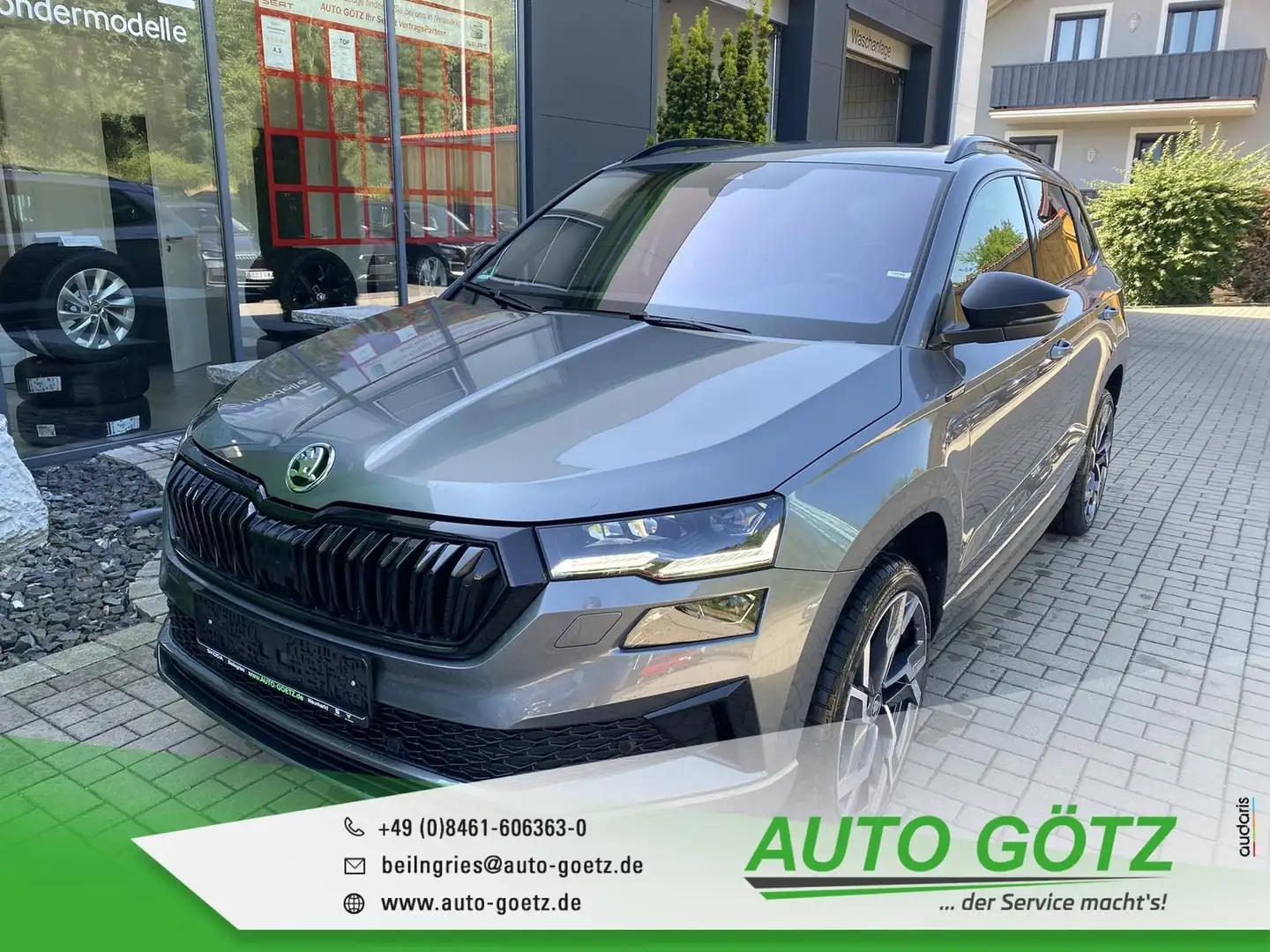 Skoda Karoq Sportline AHK*Navi*Matrix*ACC*Kamera*elektr. Heckk Grey - 1