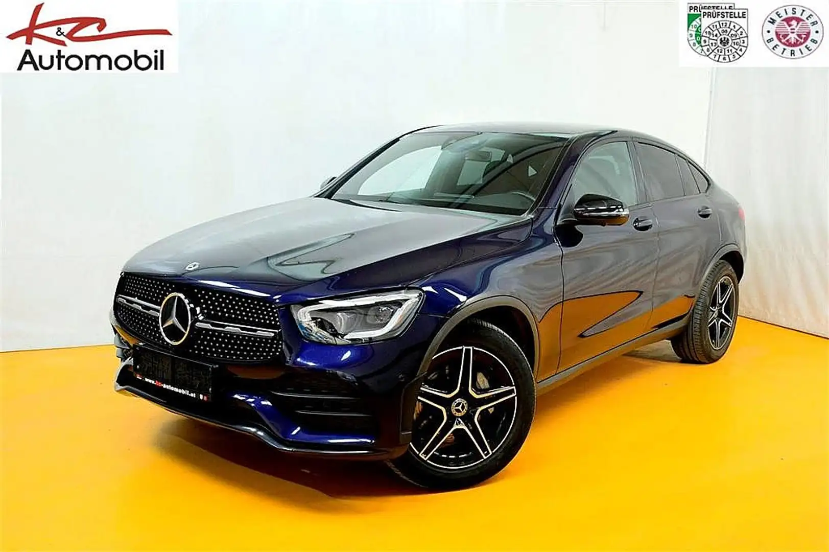 Mercedes-Benz GLC 300 d Coupé 4MATIC Aut. Modrá - 1