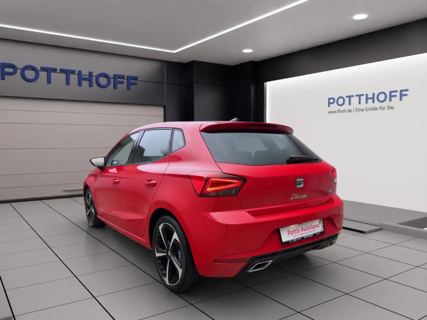 SEAT Ibiza 1.0 TSI DSG FR-LINE KAMERA PDC SITZHZG KLIMA Rot - 2