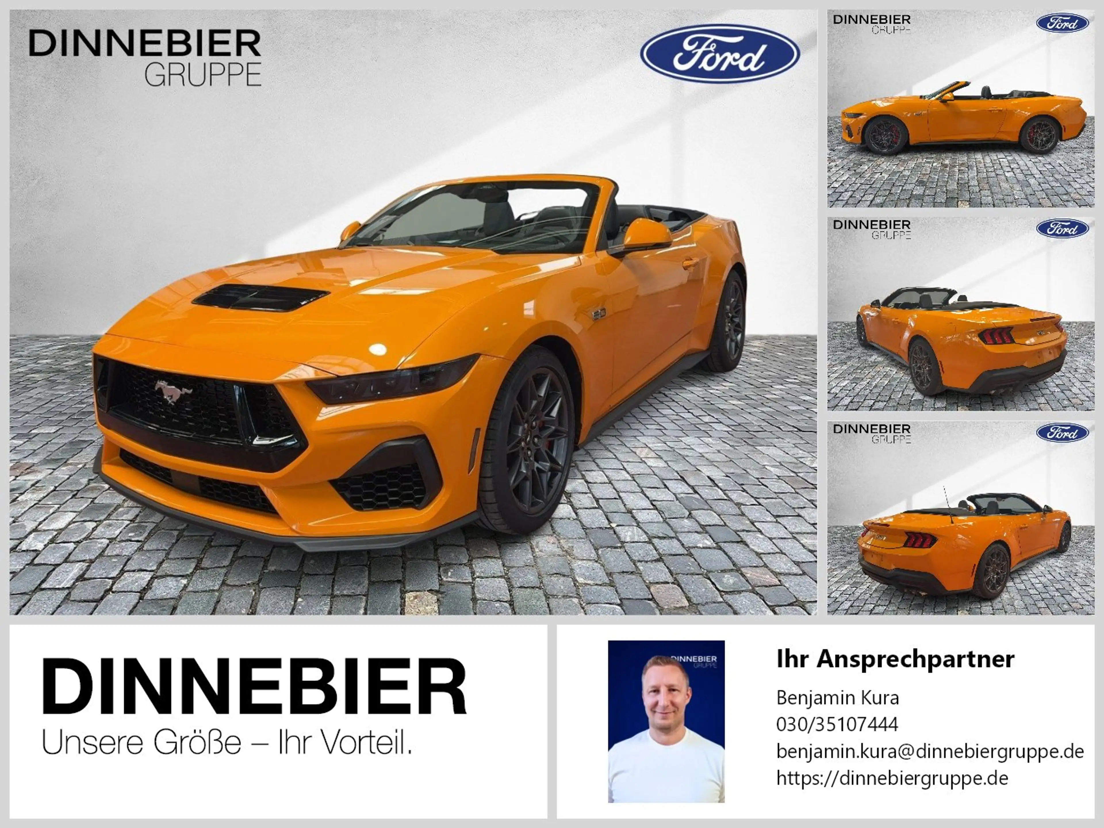 Ford Mustang GT Convertible LED+Kamera+Navi+SHZ