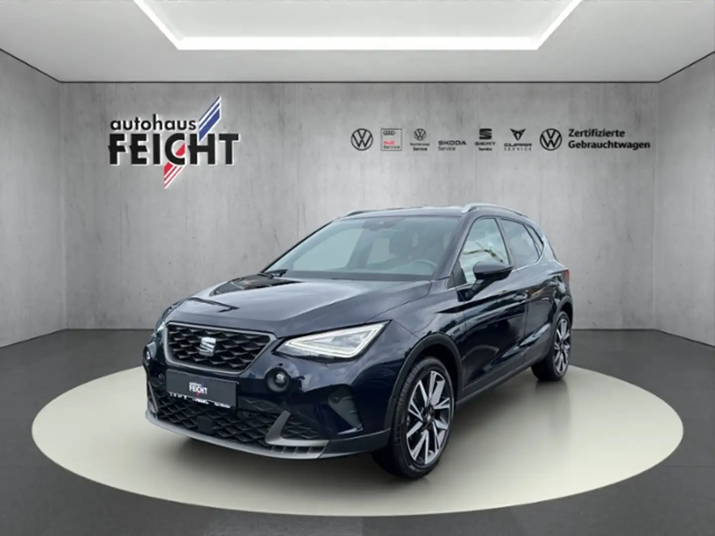 SEAT Arona 1.5 TSI FR+LED+NAVI+PARKLENK+APP-CONN.+AHK Azul - 1