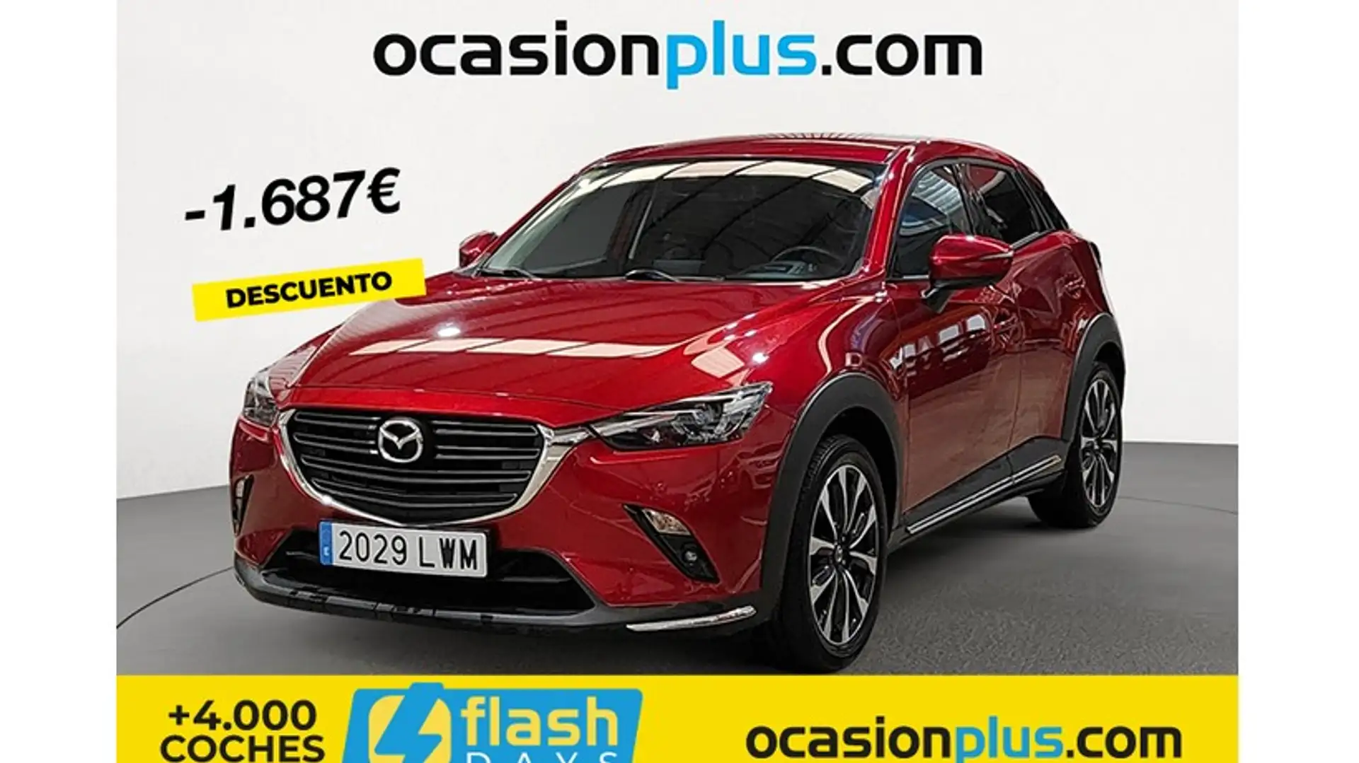 Mazda CX-3 2.0 Skyactiv-G Zenith 2WD Aut. 89kW Rojo - 1