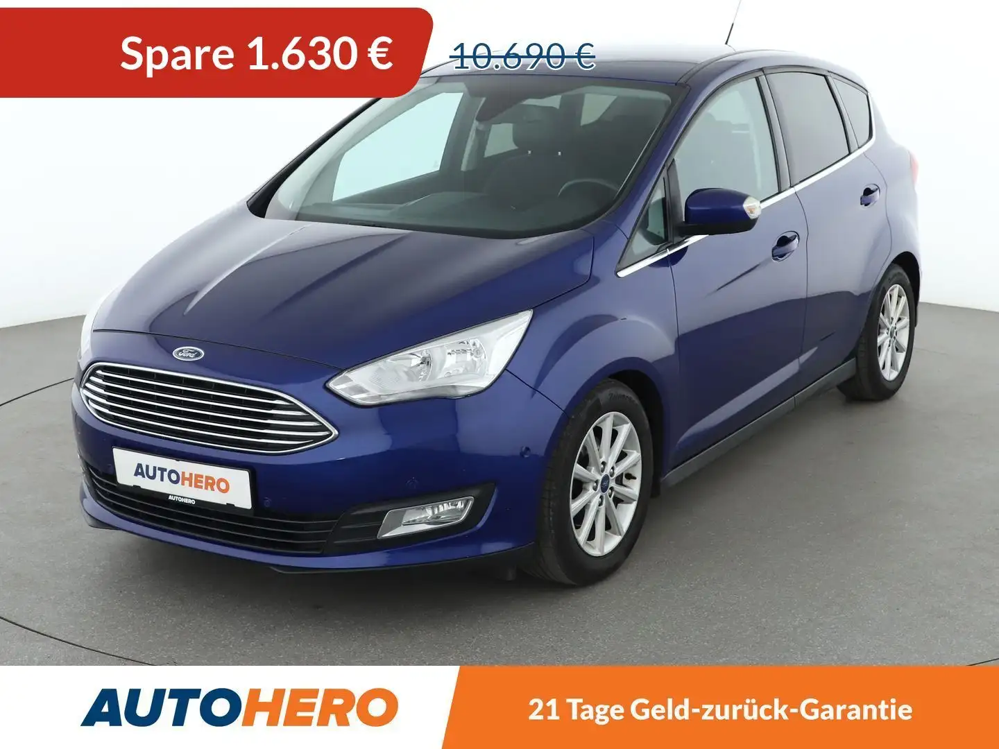 Ford C-Max 1.0 EcoBoost Titanium *NAVI*TEMPO*PDC*SHZ*LHZ*ALU* Blau - 1