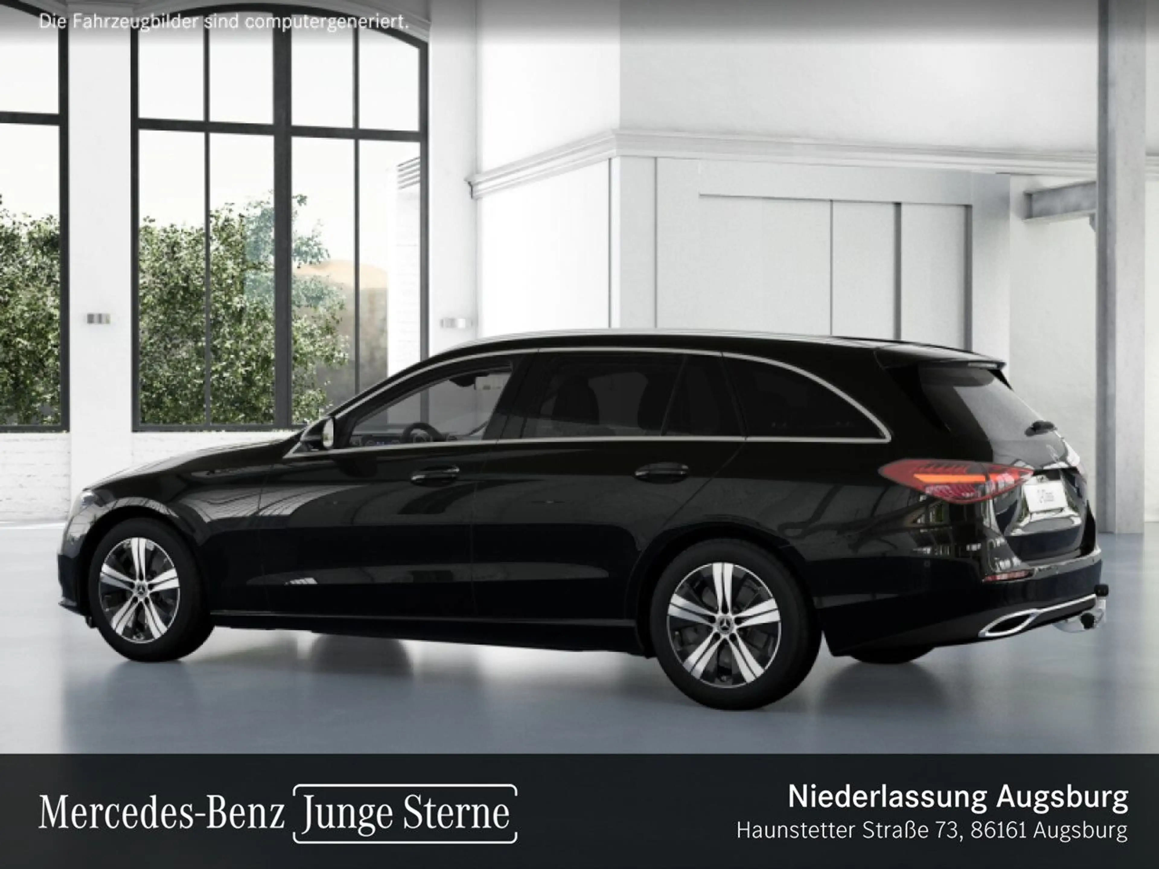Mercedes-Benz C 200 T AVANTG+360+AHK+LED+TOTW+KEYLESS+9G — photo 14