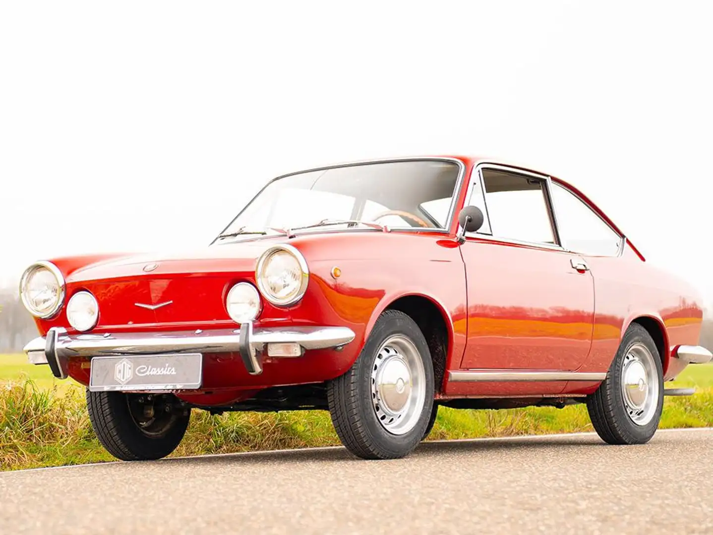 Fiat 850 Sport Coupe - 5.500 km! Originalzustand! Rouge - 1