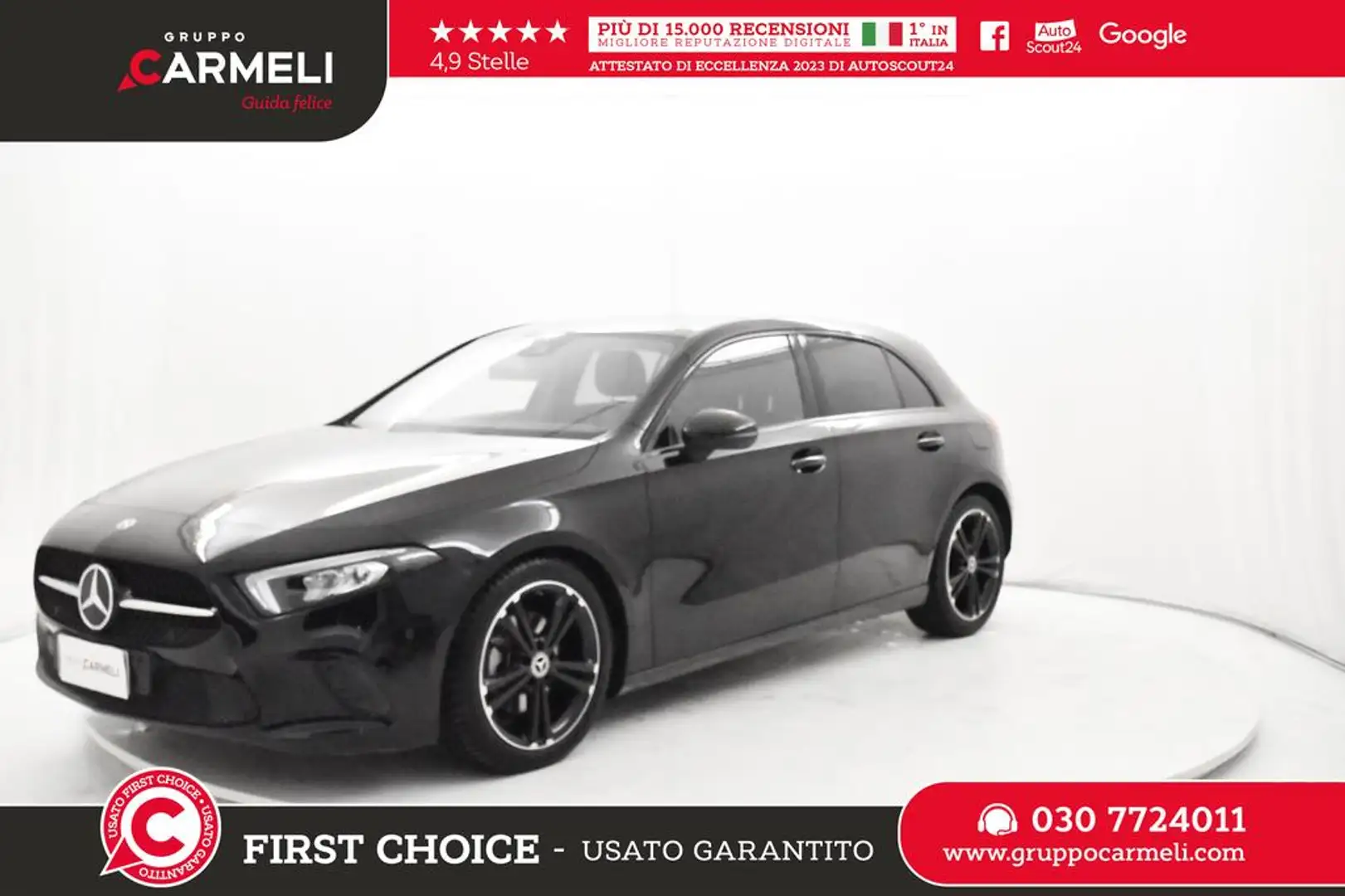 Mercedes-Benz A 200 d Sport Night edition auto Nero - 1