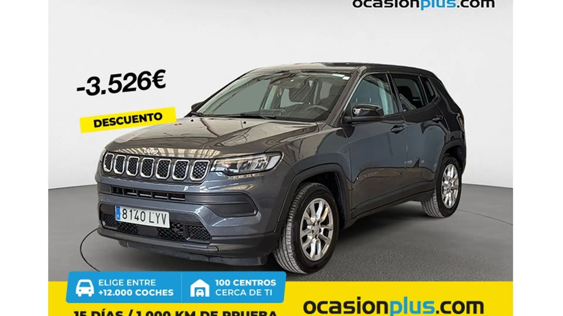 Jeep Compass 1.3 Gse T4 Longitude 4x2 130 Gris - 1