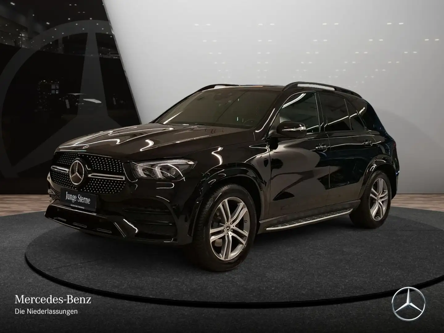 Mercedes-Benz GLE 400 d 4M AMG+NIGHT+PANO+360+AHK+LED+FAHRASS+9G Schwarz - 2