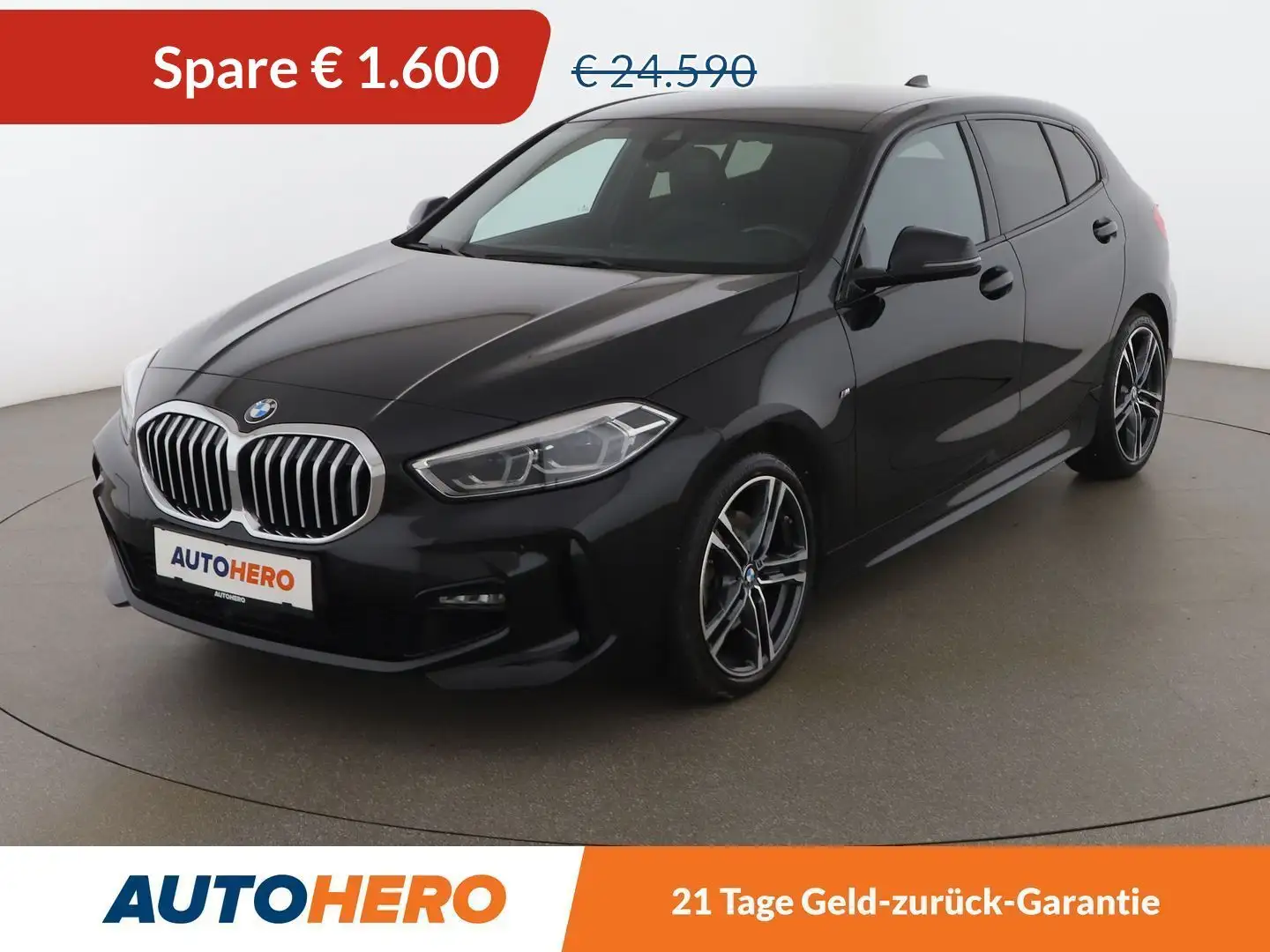 BMW 118 118i M Sport Schwarz - 1