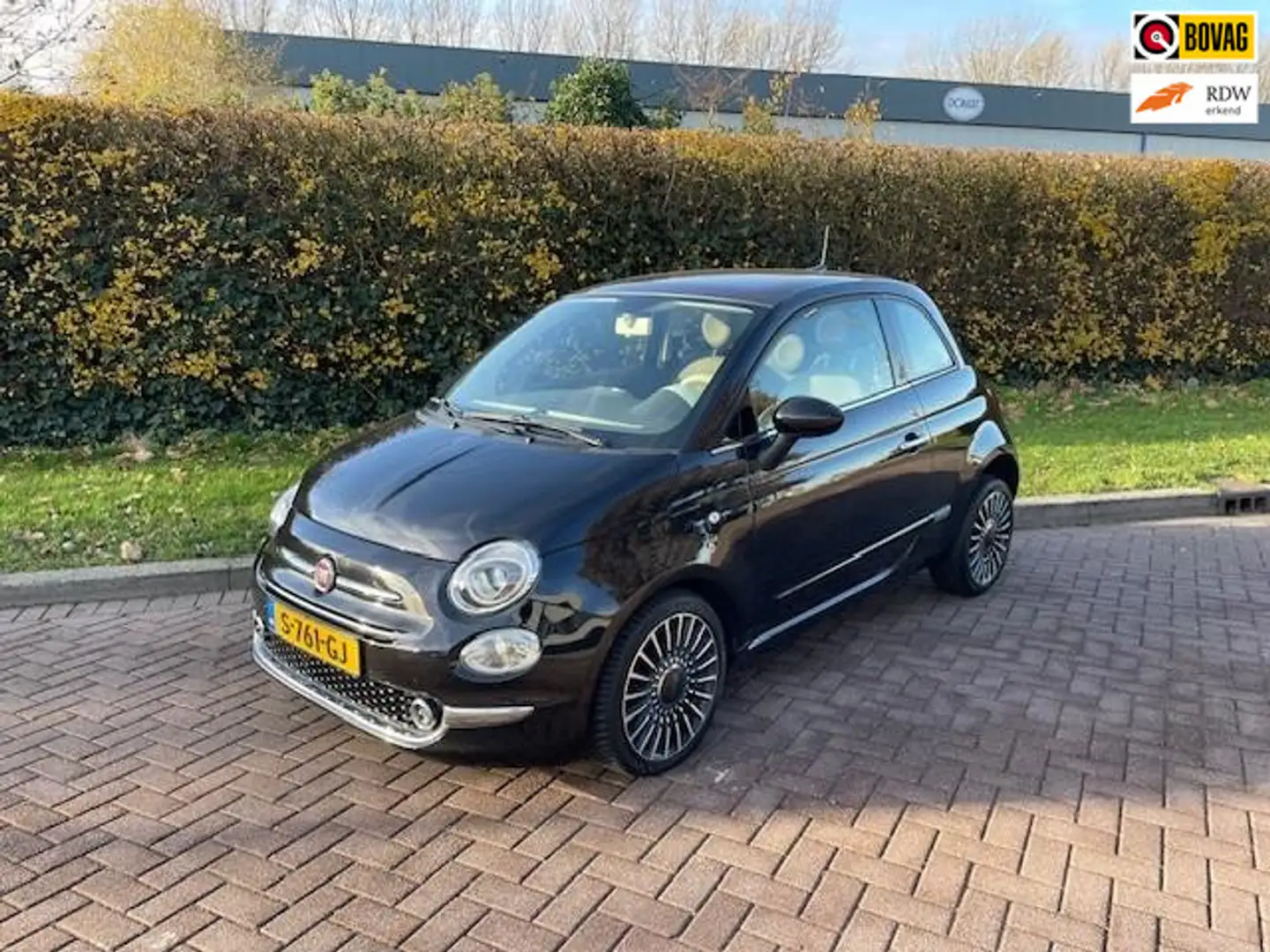 Fiat 500 1.2 Popstar met Panorama Noir - 1