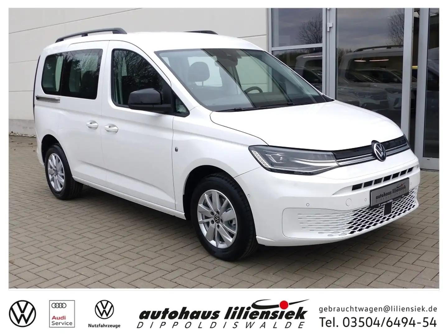 Volkswagen Caddy Life 2.0 TDI KR *LED*PDC*ACC* Weiß - 1