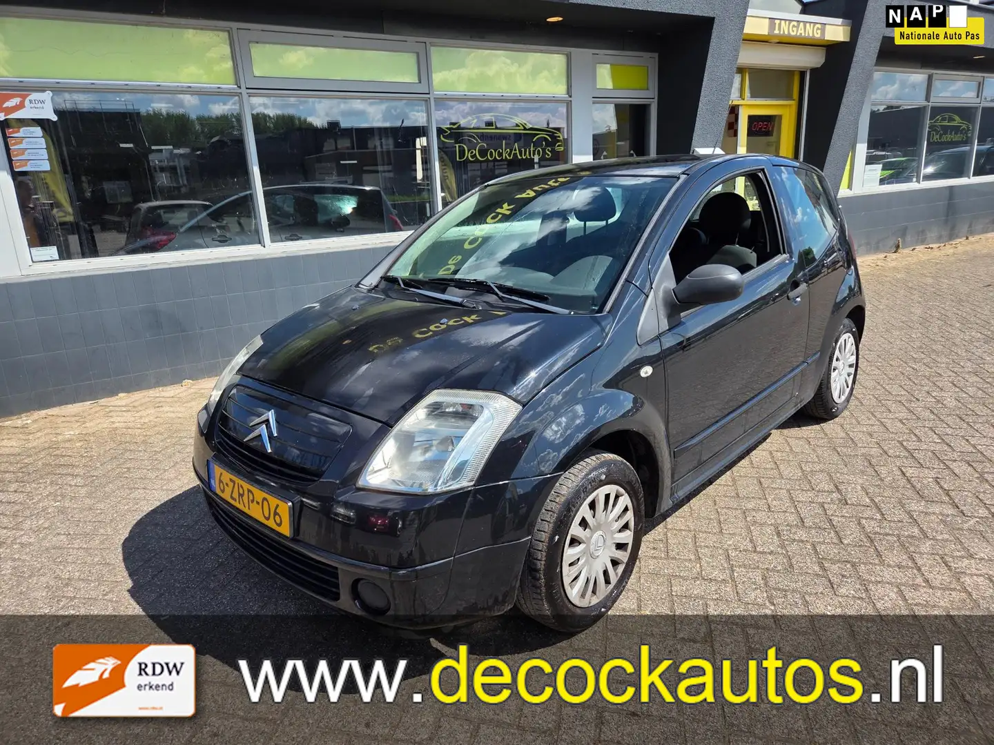 Citroen C2 1.4i Ligne Ambiance/AIRCO Чорний - 1