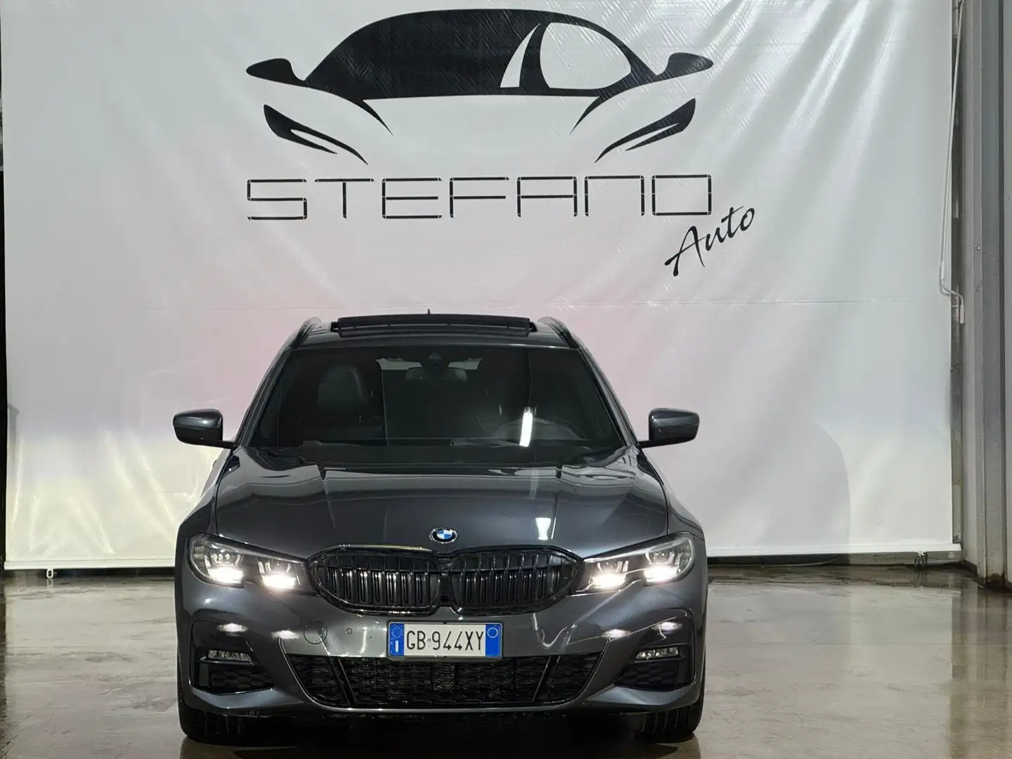BMW 320 320d Touring xdrive Msport auto Gris - 2