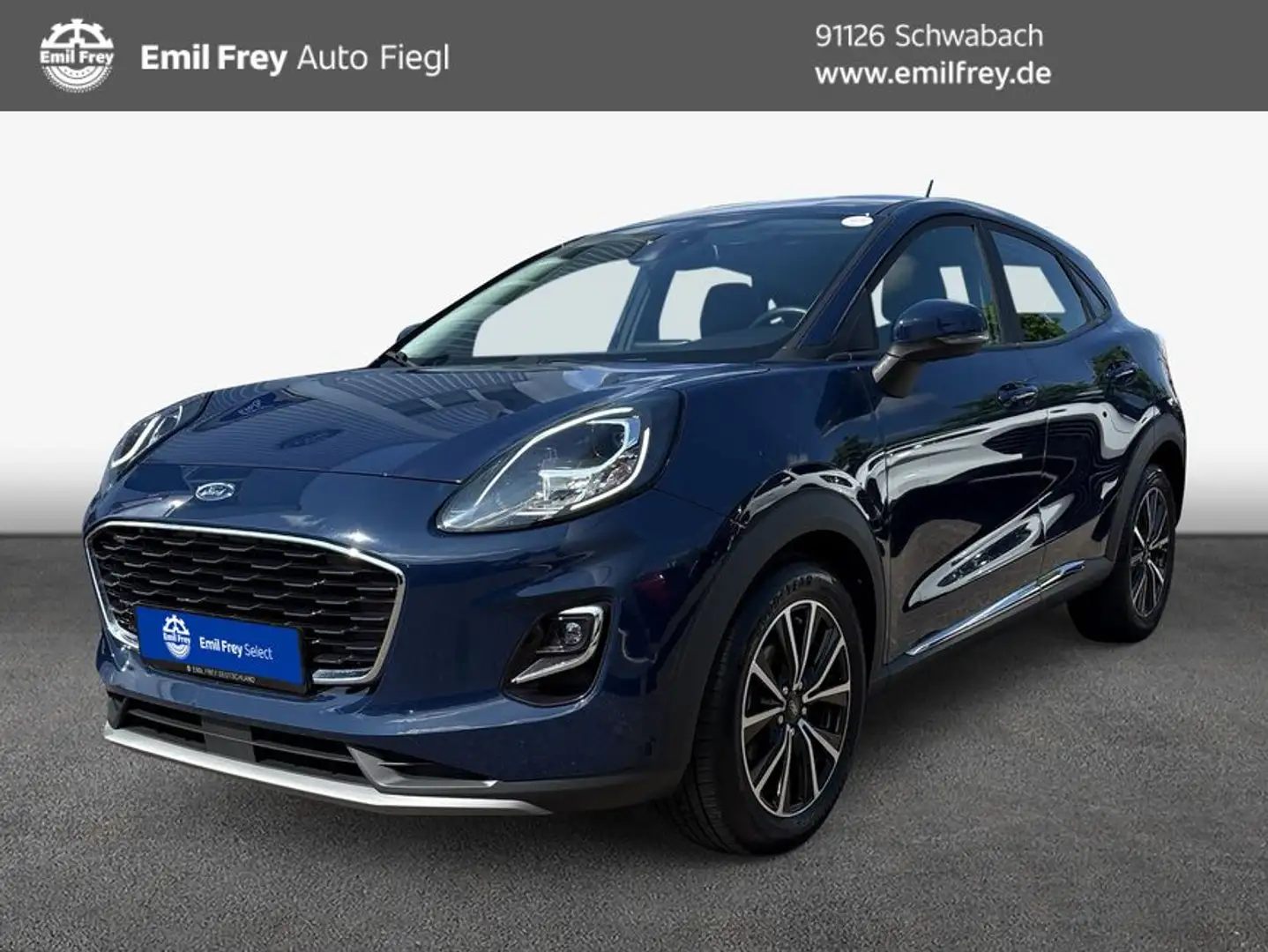 Ford Puma 1.0 EcoBoost Hybrid TITANIUM Blau - 1