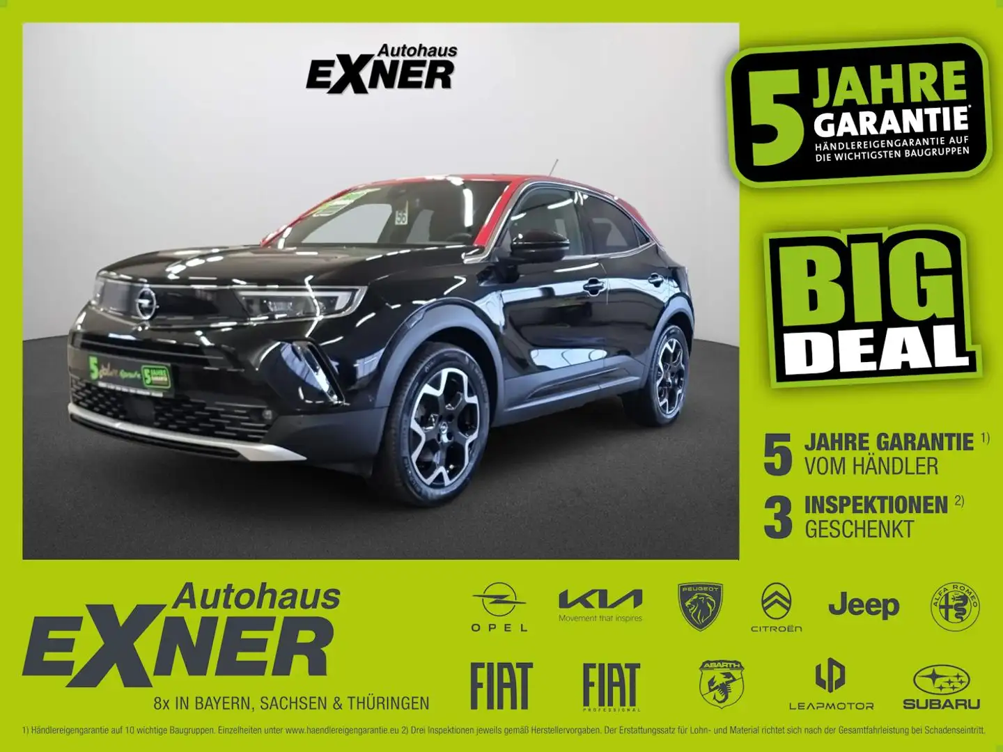 Opel Mokka-E ULTIMATE ACC+Alcantara+LED+Navi+SHZ+Kam. Schwarz - 1