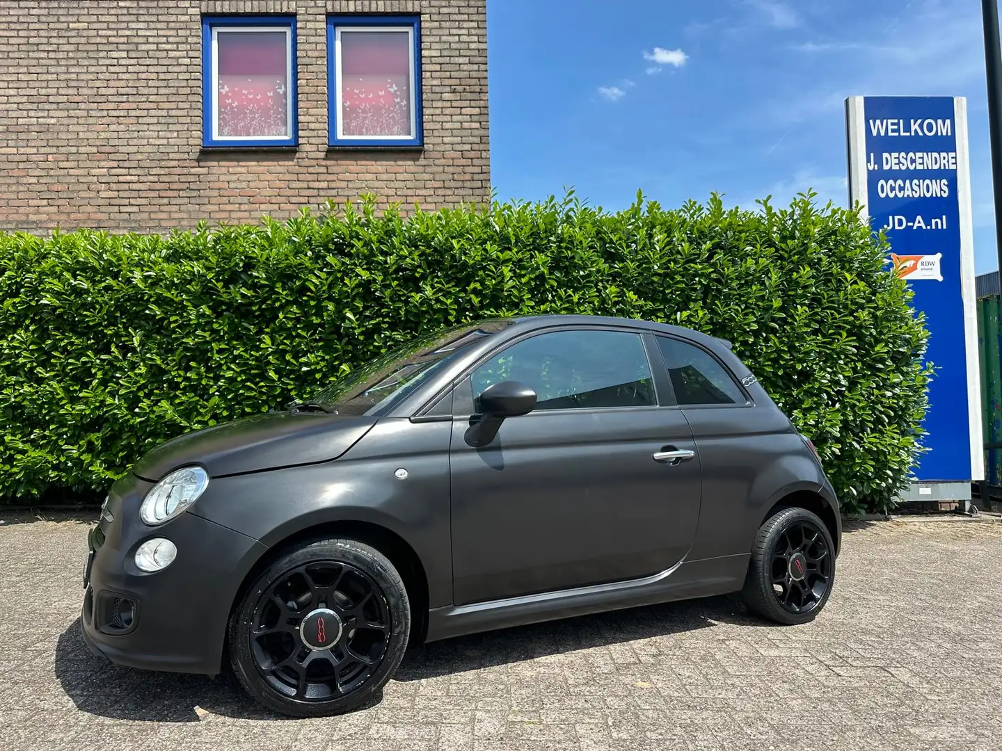 Fiat 500 1.2 500S Airco, Elec.Pakket, Lmv!!!! DINSDAG 01-07 Schwarz - 1