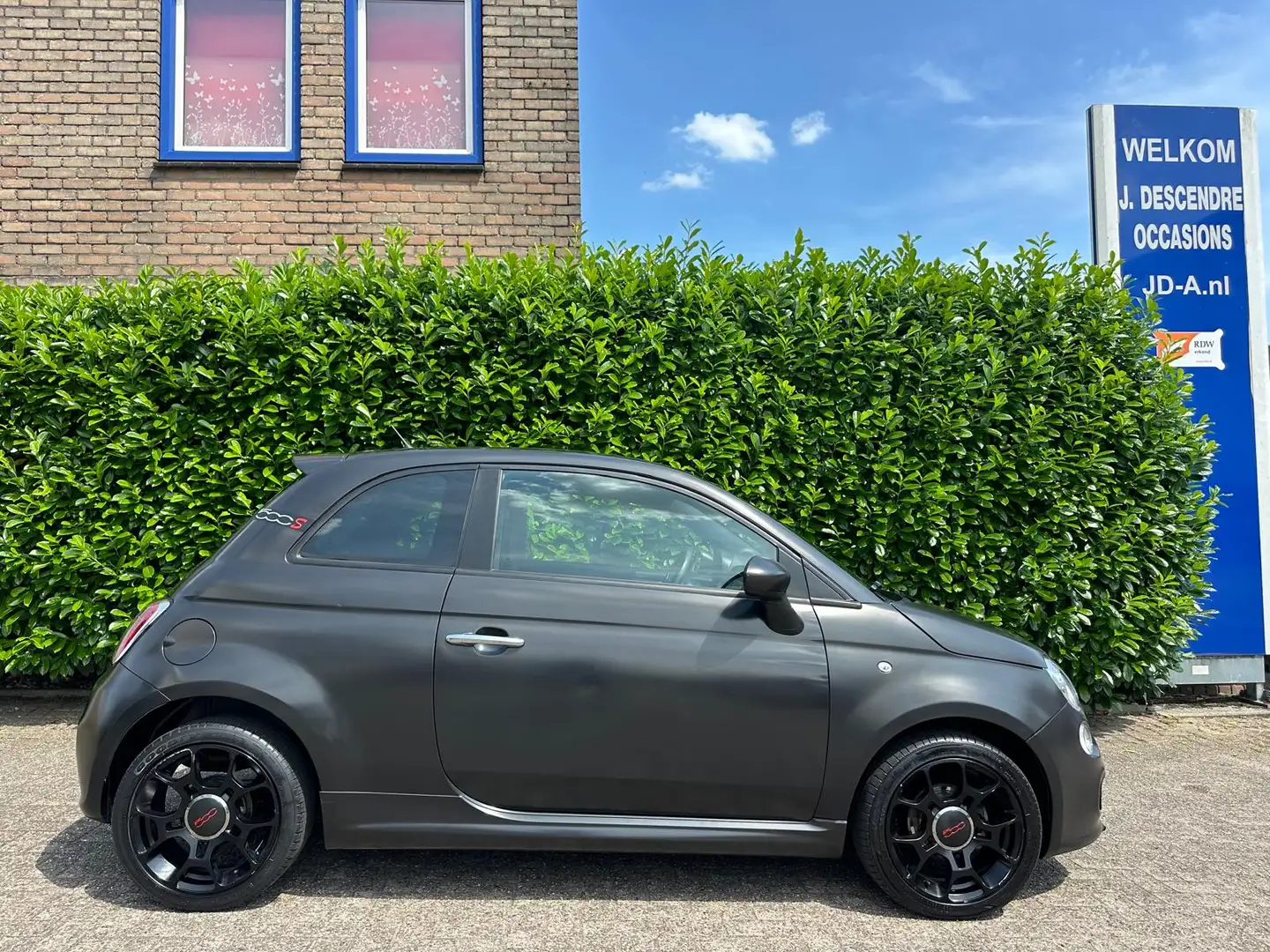 Fiat 500 1.2 500S Airco, Elec.Pakket, Lmv!!!! DINSDAG 01-07 Schwarz - 2