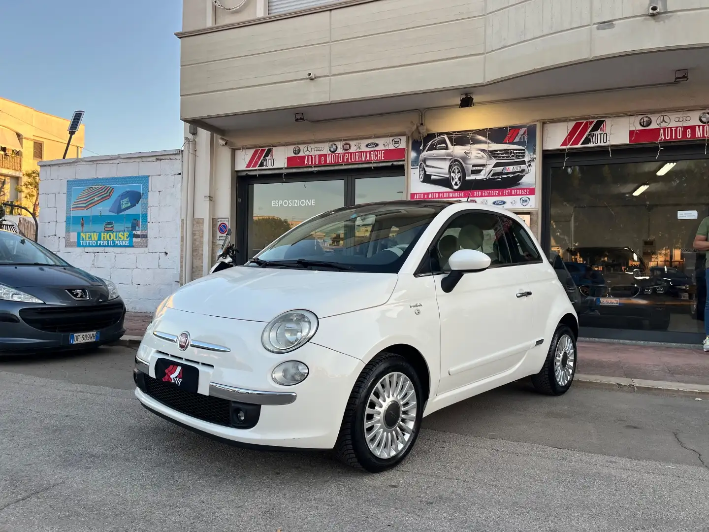 Fiat 500 1.2 Lounge Bianco - 1