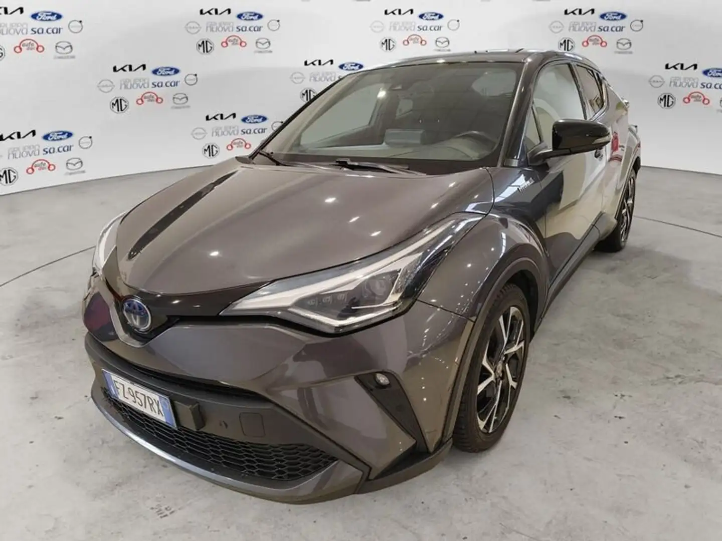 Toyota C-HR 2.0 Hybrid E-CVT trend TECK PACK Grigio - 2