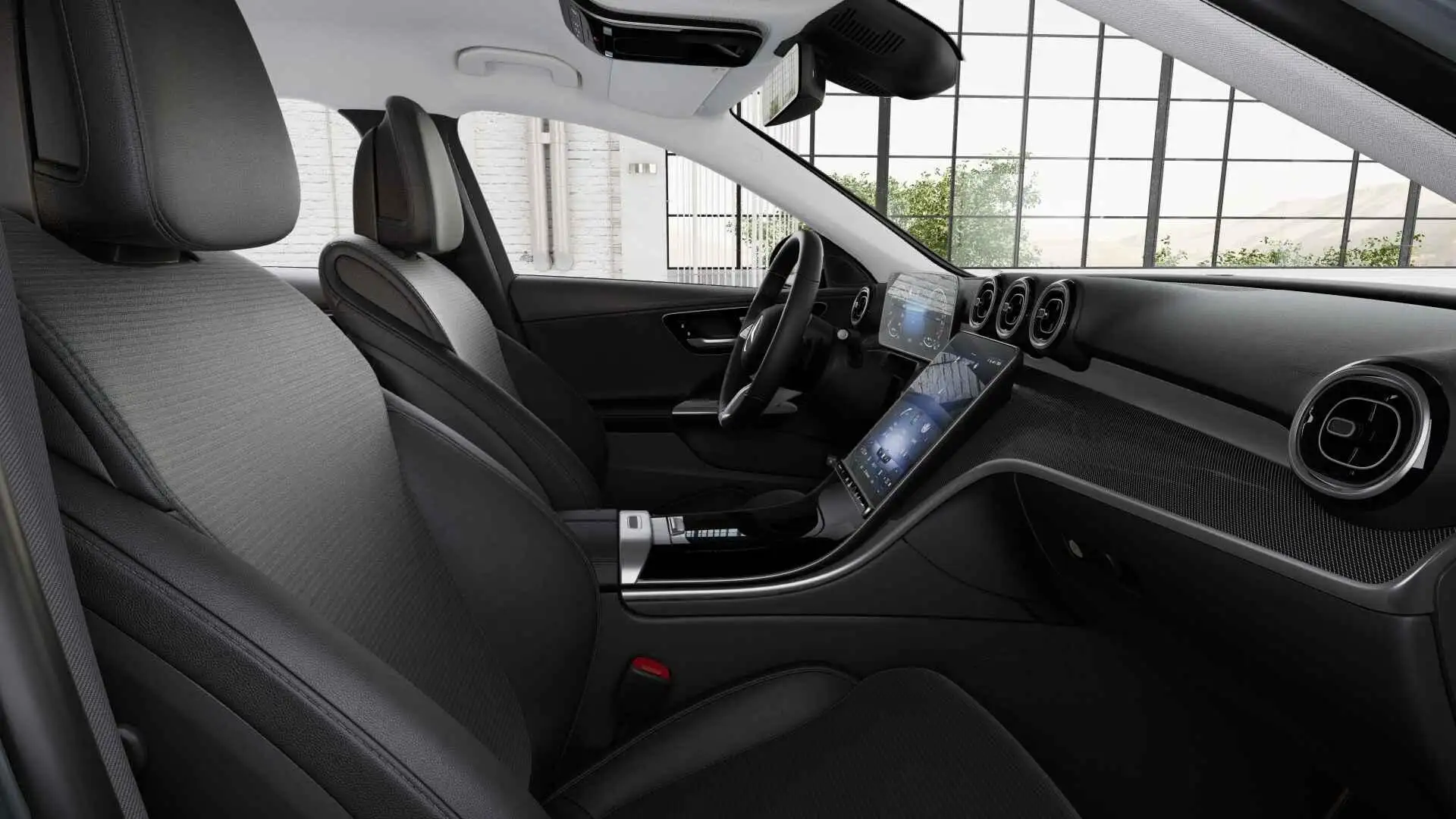 Mercedes-Benz C 300 e Berline Luxury Line | Memory Zetels | Widescreen Argent - 2