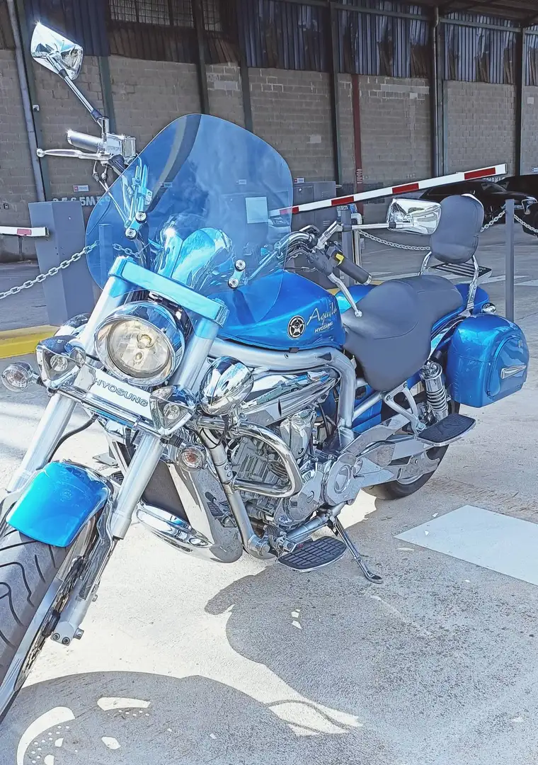 Hyosung Aquila 650 2006 carburación Azul - 1