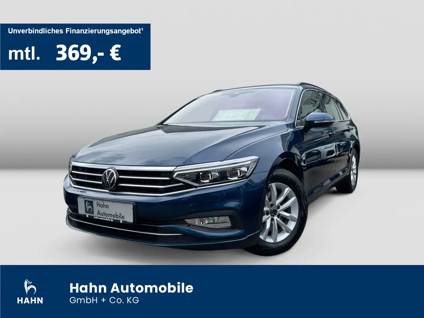 Volkswagen Passat Variant Business 2.0TDI DSG AHK NAVI MATR Blauw - 1