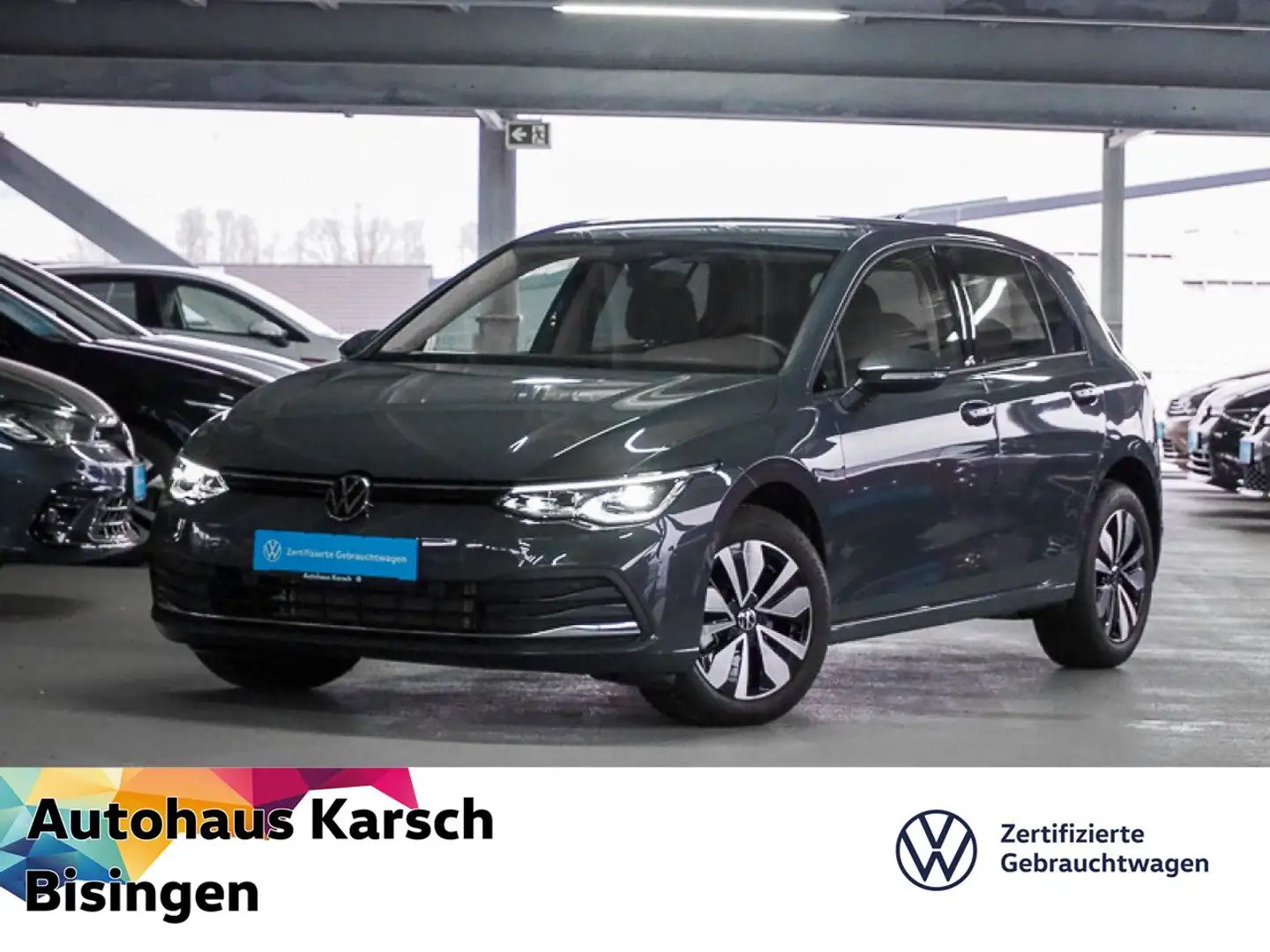 Volkswagen Golf VIII 1.5 TSI Move NAVI, KEYLESS, PDC LED Grijs - 1