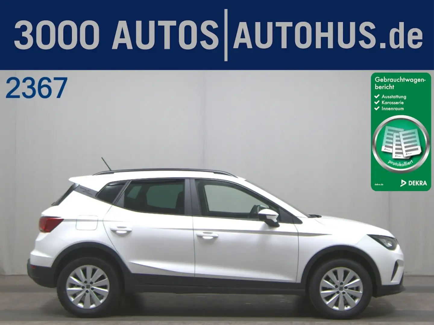 SEAT Arona 1.0 TSI Style Navi virtual LED PDC SHZ Bílá - 1