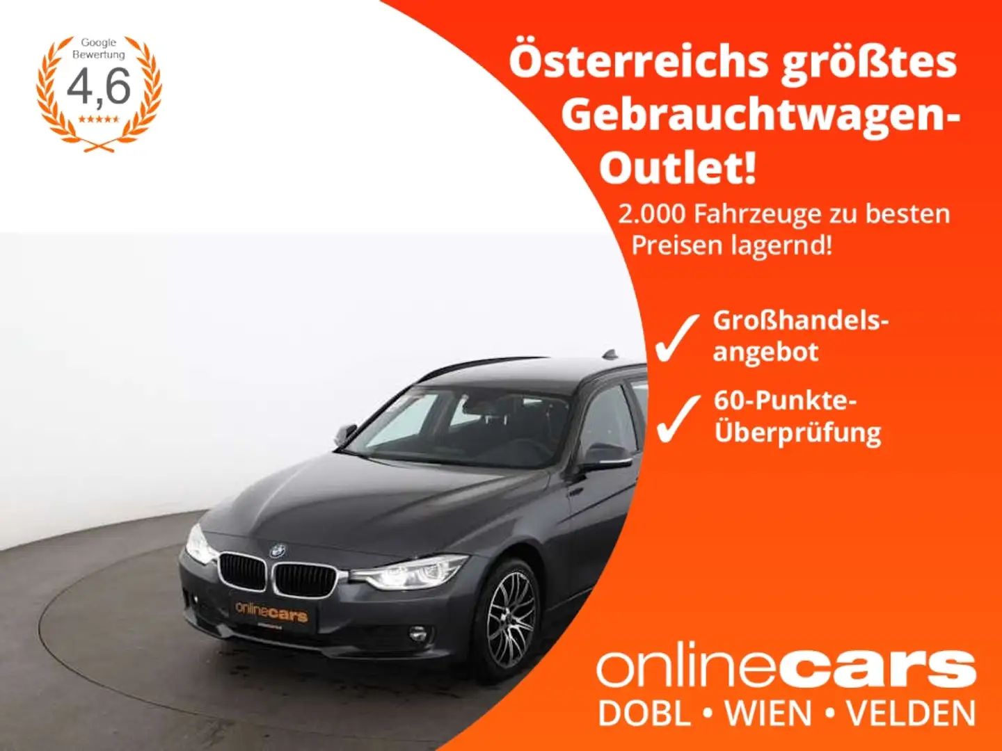 BMW 318 d Touring Advantage Aut LED SITZHZG TEMPOMAT Gris - 1