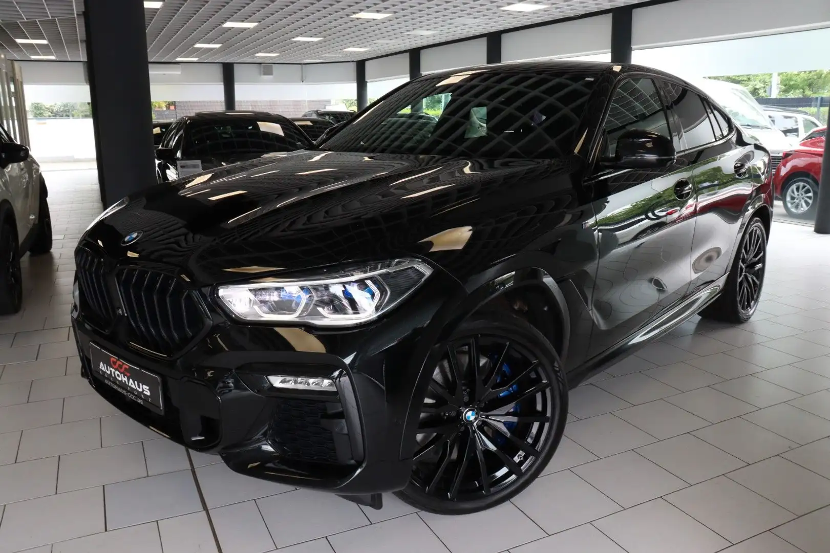 BMW X6 M d|HUD|360°|AHK|LASER|LED|STANDHZ|H&K SOUN| Negro - 1