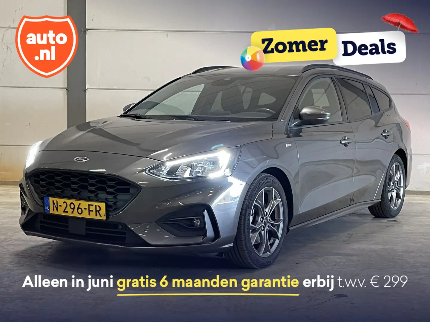 Ford Focus Wagon 1.0 EcoBoost Hybrid ST Line Business | Winte Grau - 1