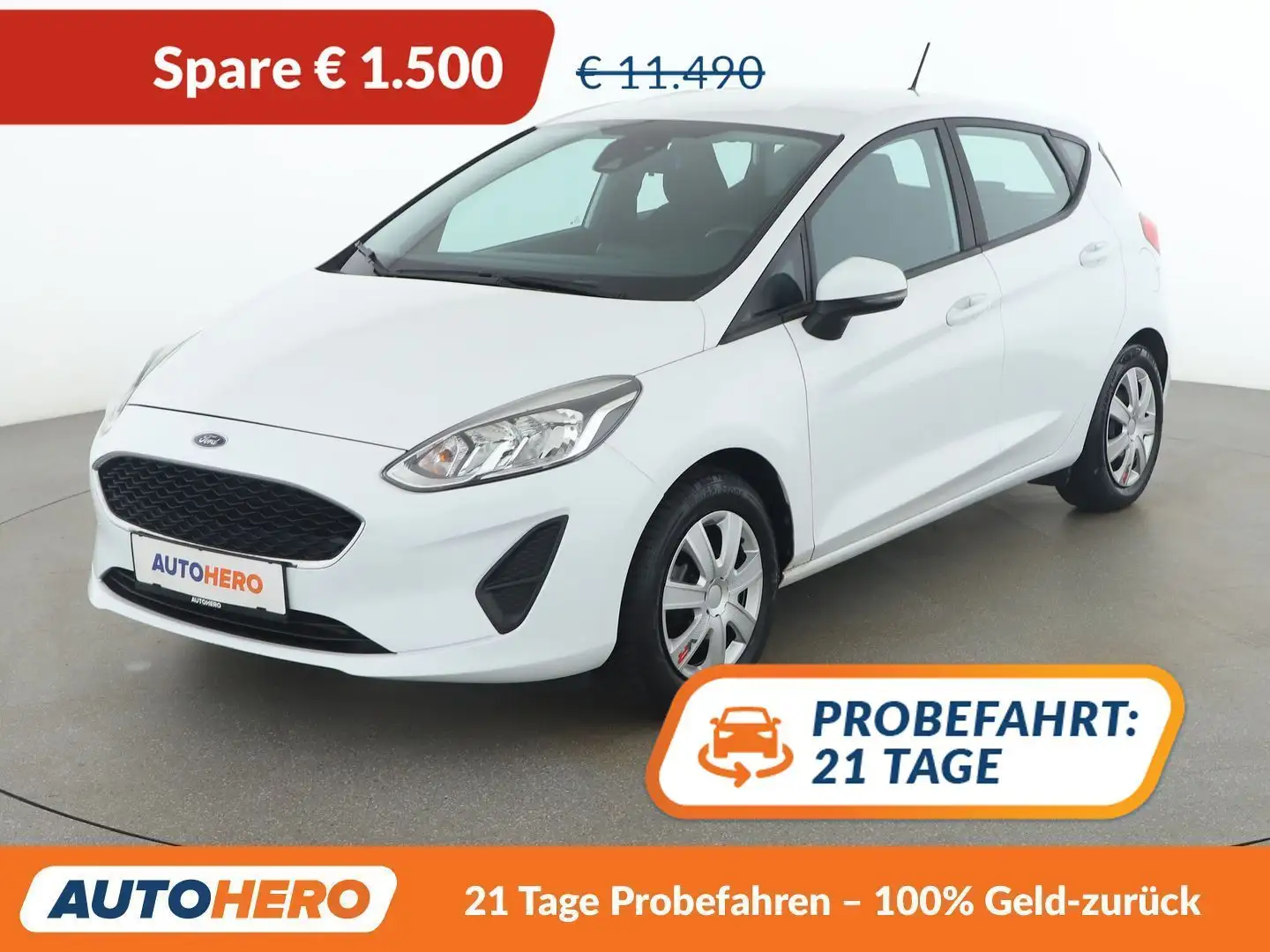 Ford Fiesta 1.1 Trend Weiß - 1