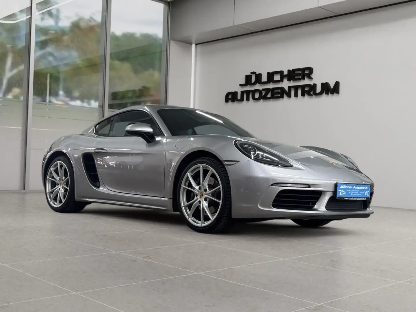 Porsche Cayman 718 Automatik, Deutsches Fahrzeug Argintiu - 1