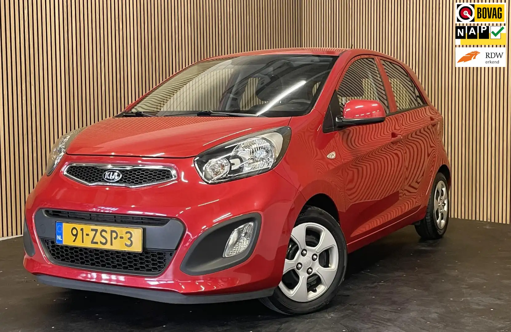 Kia Picanto 1.2 CVVT ISG Comfort Pack |AIRCO|PDC|5-DRS|AUX/USD Rood - 1