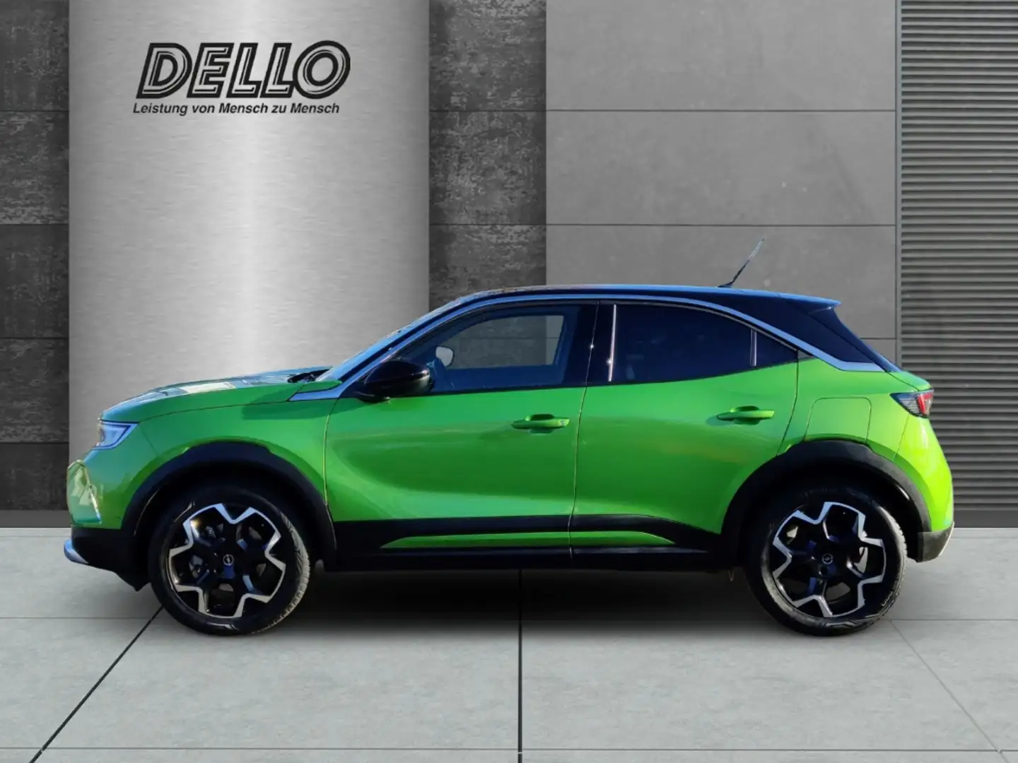 Opel Mokka-E Ultimate LHZ SHZ PDC Klima-A. Rückf.-K. Alu Allwet Grün - 2
