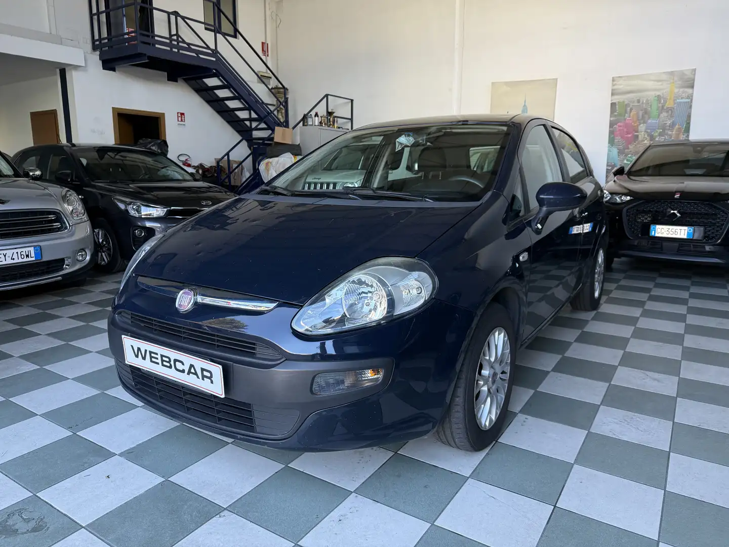 Fiat Punto Evo 5p 1.2 Active s&s Bleu - 2