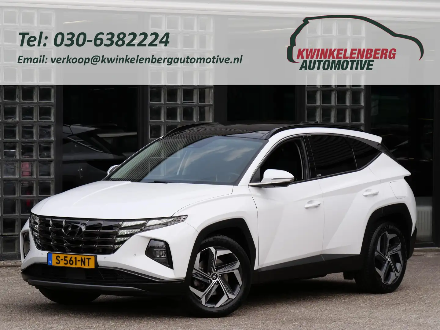 Hyundai TUCSON 1.6T-GDI MHEV PREMIUM SKY/ PANORAMADAK/ 360°CAMERA Wit - 1