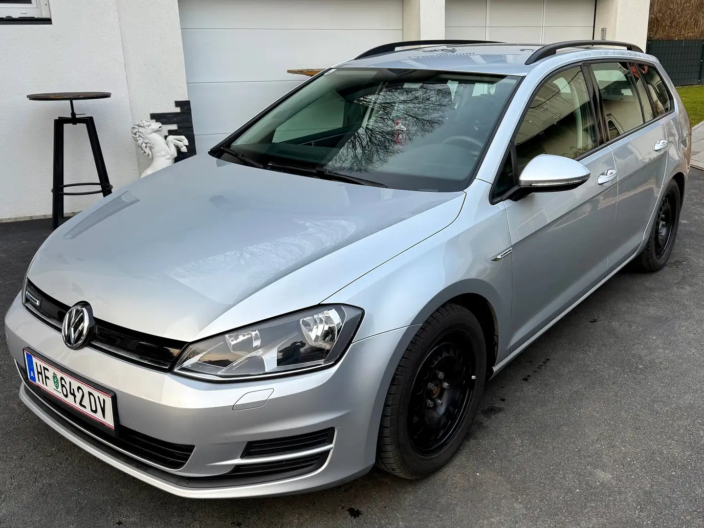 Volkswagen Golf Variant Golf 7 Variant-Blue Motion-TDI-SH-Top Zustand! Plateado - 1