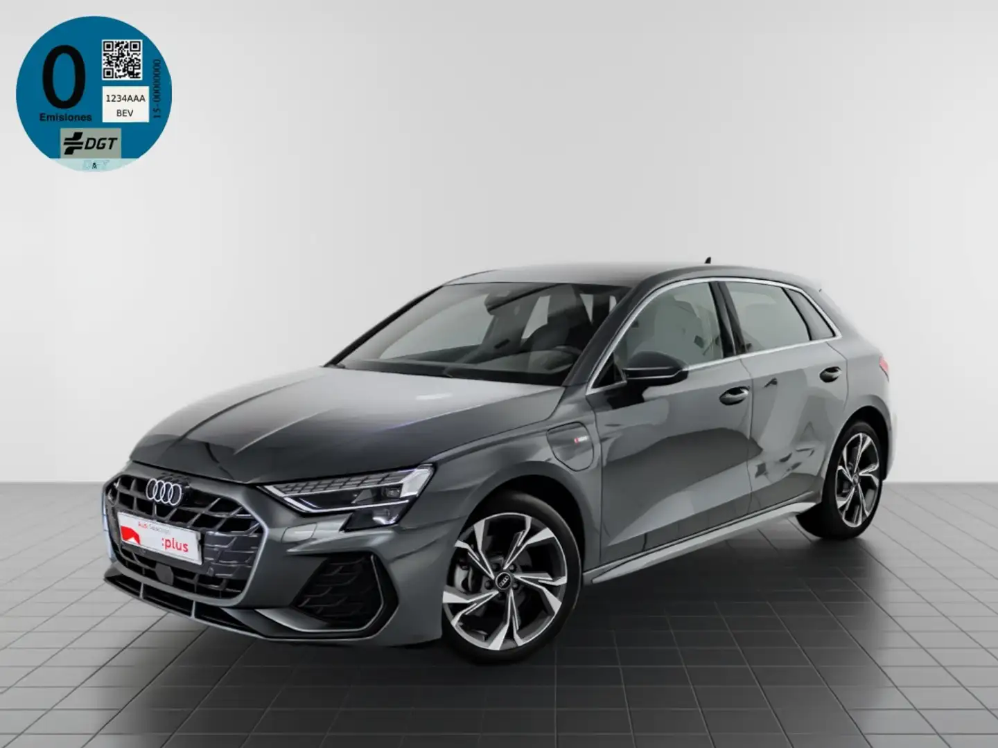 Audi A3 Sportback TFSI e S line S tronic 150kW Gris - 1