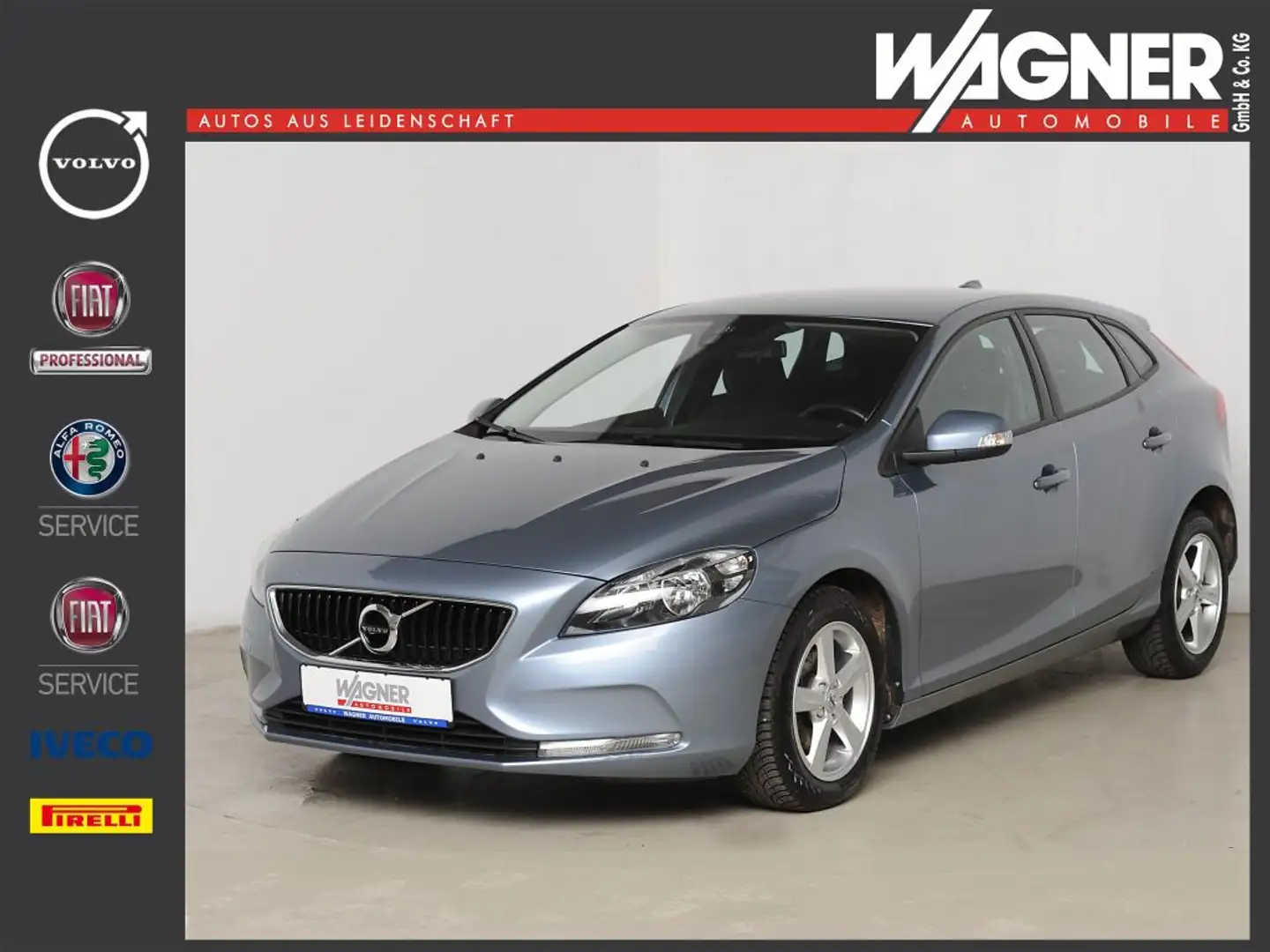 Volvo V40 D2 *AHK*Klimaautom.*High Performance Sound*PDC* Azul - 1