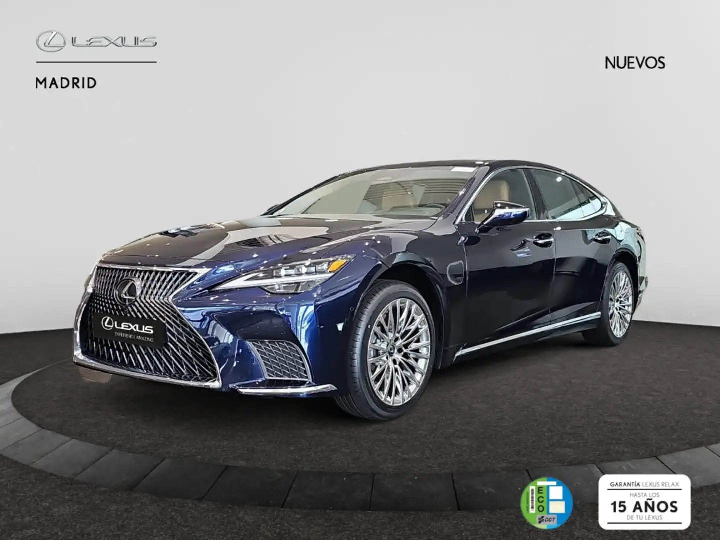 Lexus LS 500 500h Luxury High Wood AWD Azul - 2