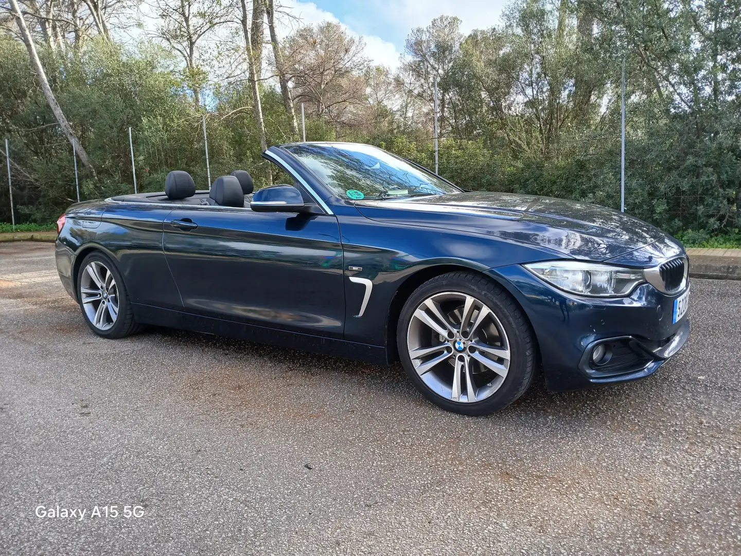 BMW 420 420dA Cabrio (4.75) Azul - 2