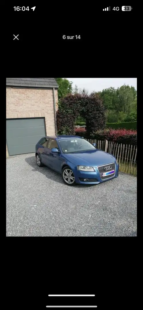 Audi A3 1.9 TDi Ambiente DPF Blauw - 1