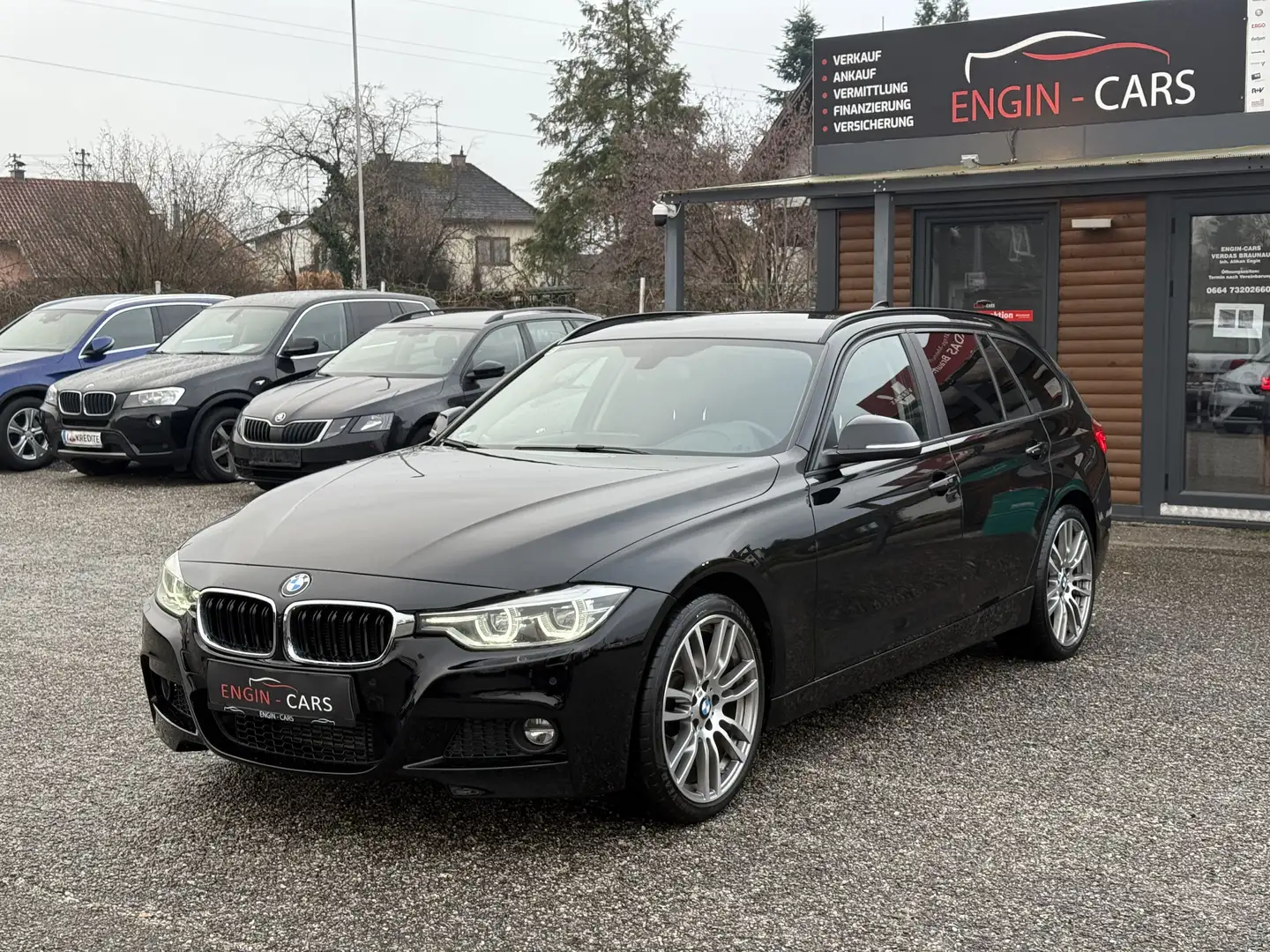 BMW 320 320d Touring M Sport Aut. Negro - 1
