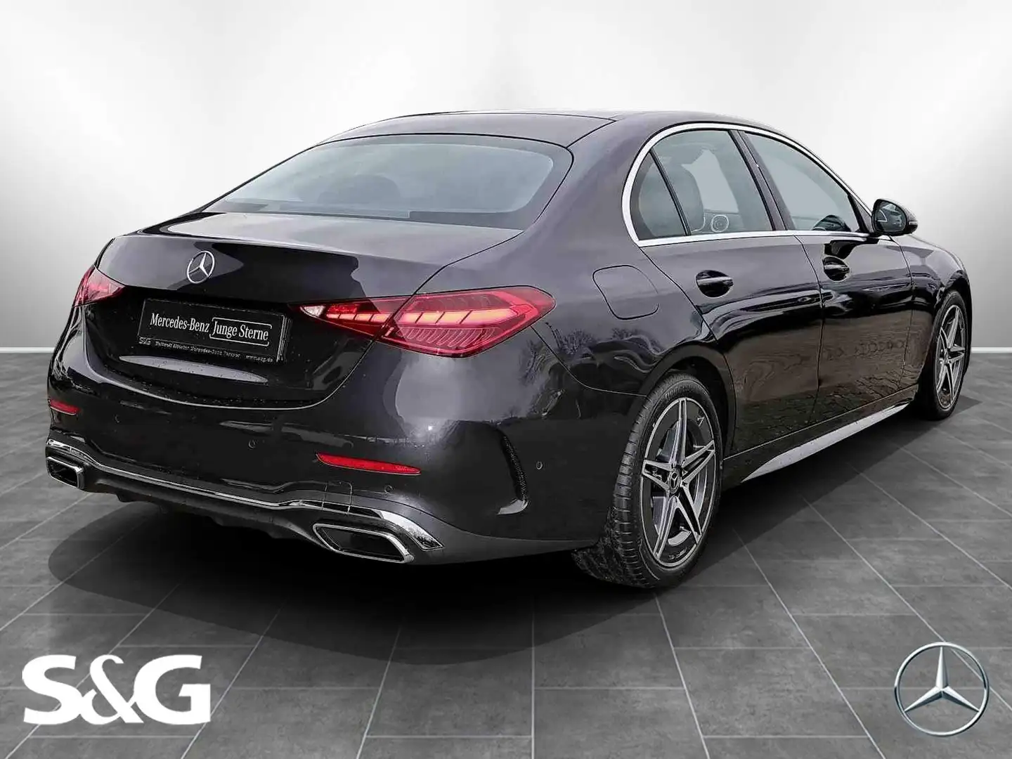 Mercedes-Benz C 180 AMG MEMORY+TOTWINKEL+18"+LED+KAMERA+MBUX Grau - 2