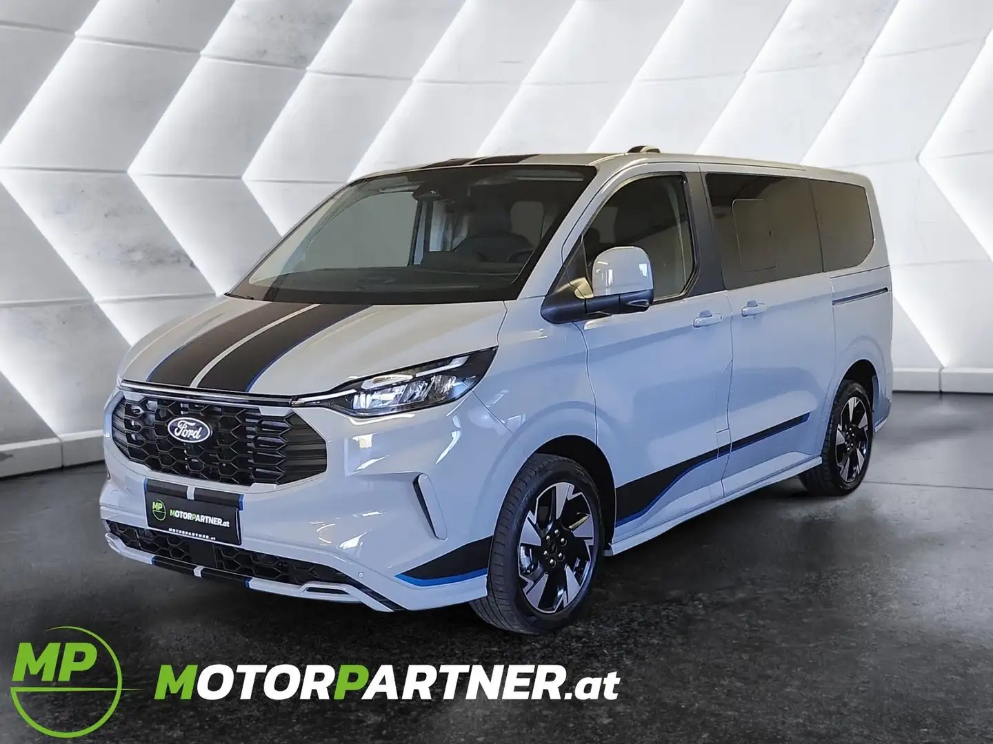Ford Tourneo Custom Bus 8-Sitze *SPORT* L1 ALLRAD Grijs - 1