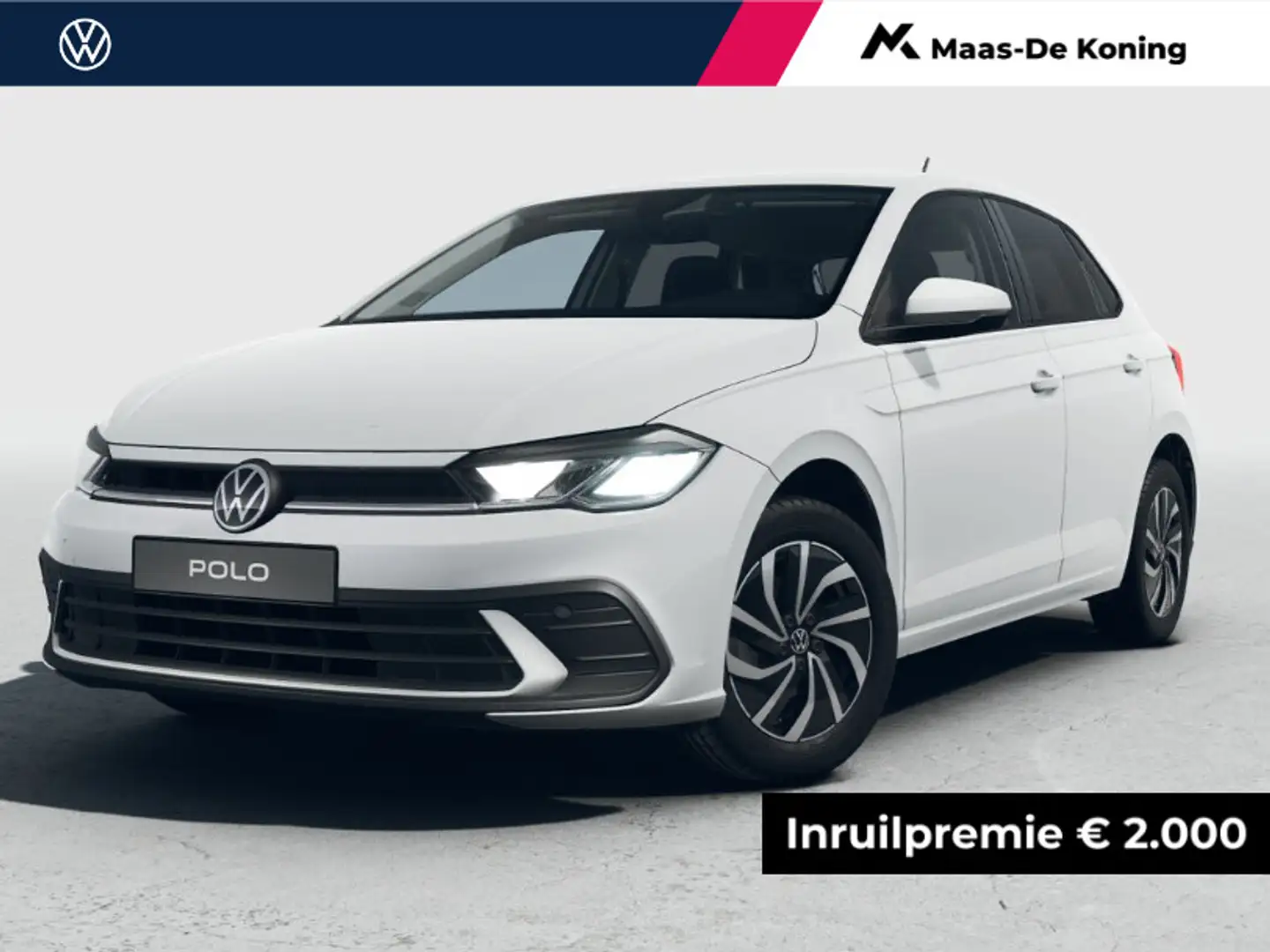 Volkswagen Polo 1.0 Life Edition 1.0 95 pk 5 handgeschakeld · Acht Wit - 1