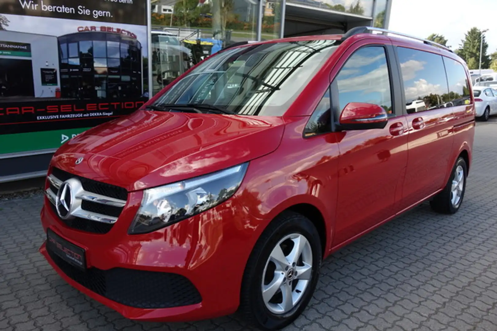Mercedes-Benz V 220 d Edition Kompakt 2sTÜR/KAM/TISCH/AHK/NAVI Rood - 1