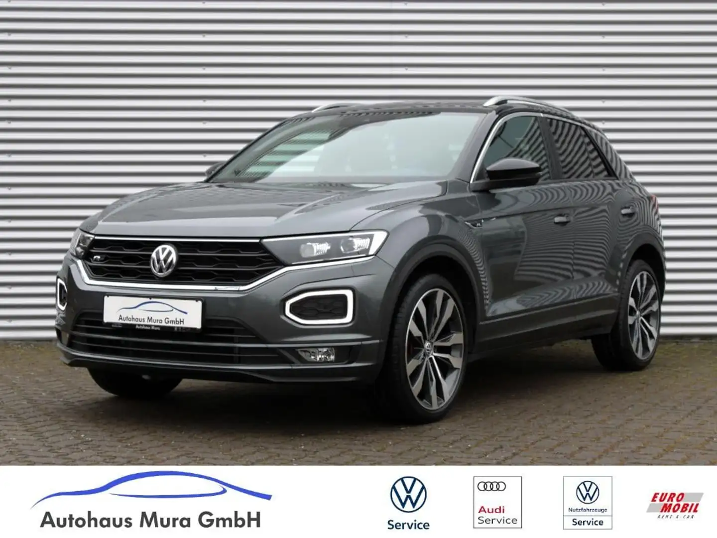 Volkswagen T-Roc T-ROC Sport 1.5TSI R-Line LED NAVI LM19 ACC PANO Grau - 1